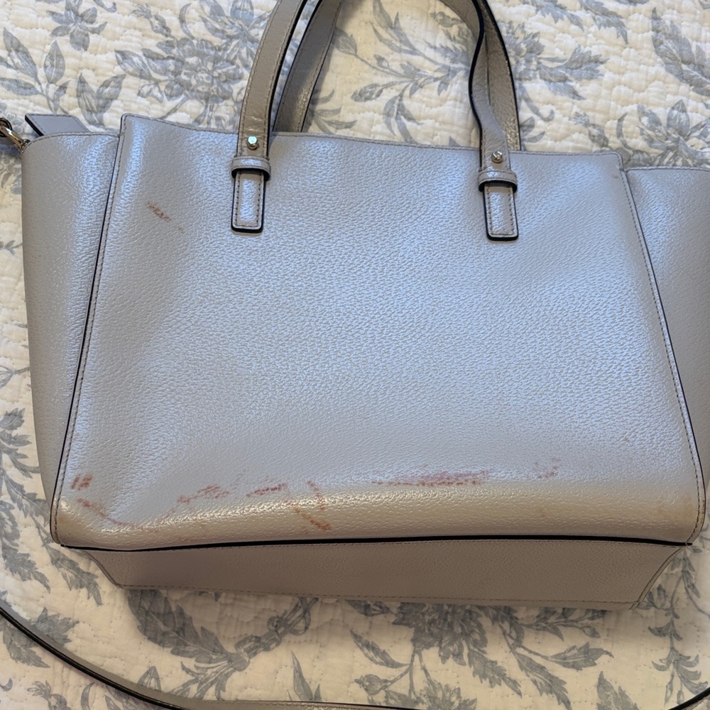Kate Spade Light Gray Tote Bag - Picture 2 of 6
